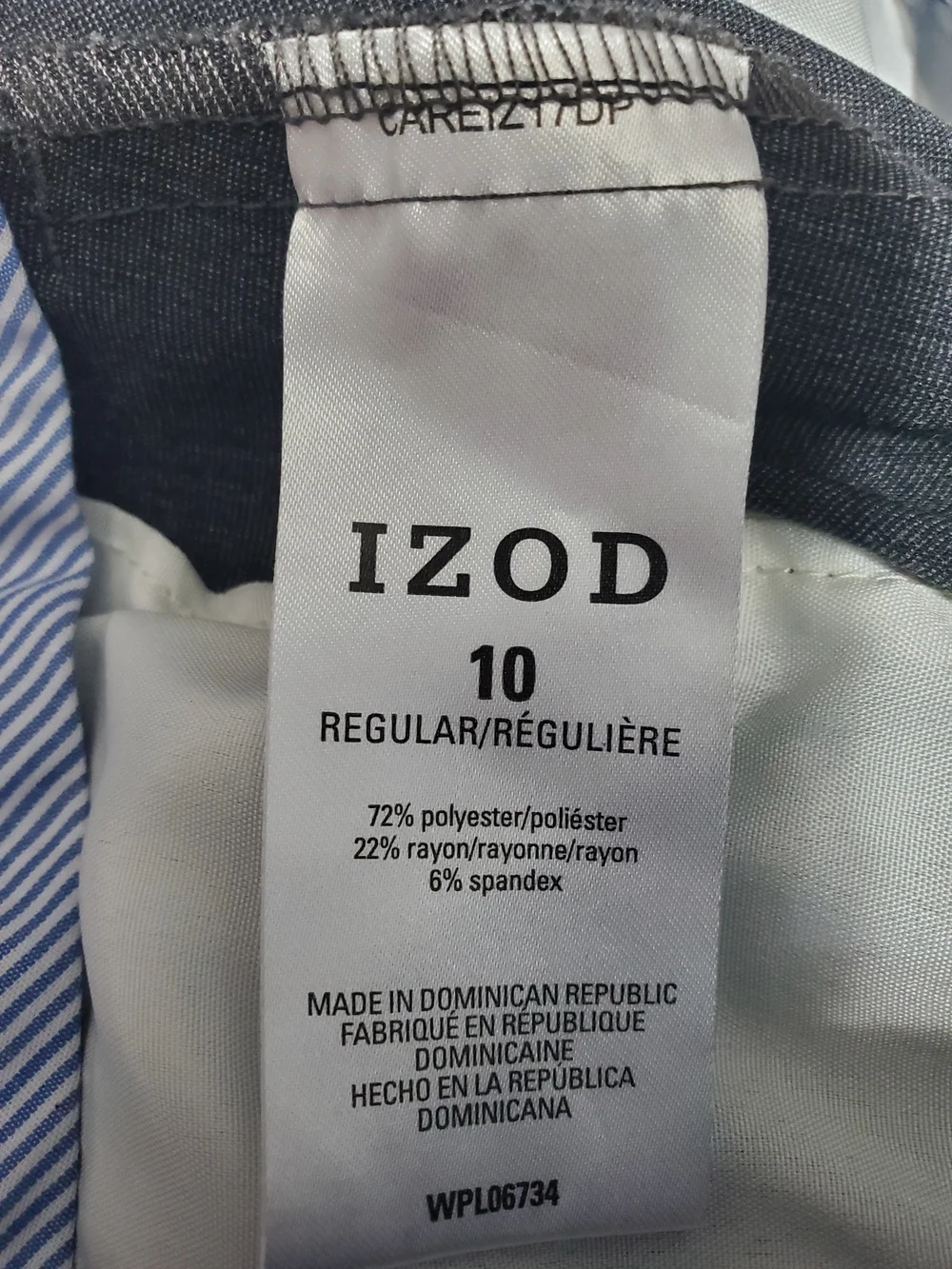 Izod Boys Gray Dress Slacks Pants Size 10